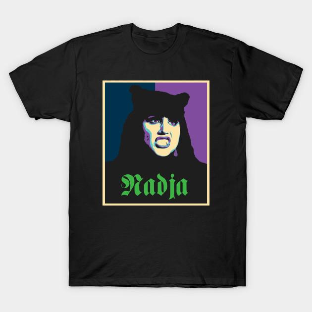 Men Black Print T-shirt Nadja No-Cut Transfer Paper Print Cotton Tshirt