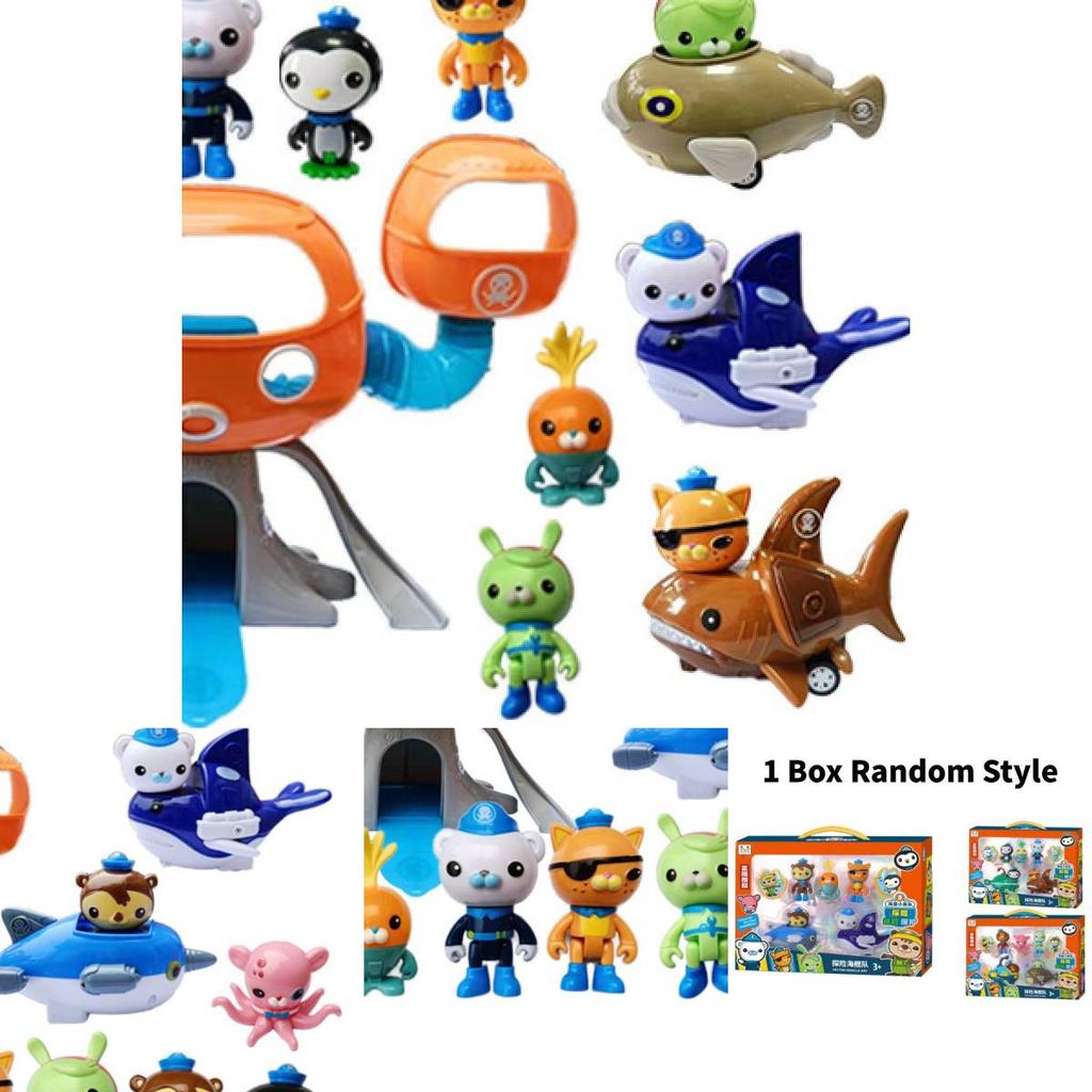 Оригинальные Октонавты Капитан Барнаклс Песо Квази Плюшевые Фигурки Набор Подарков для Мальчиков