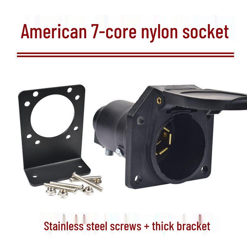 7-Pin RV Trailer Plug & 13-Pin Connector Socket