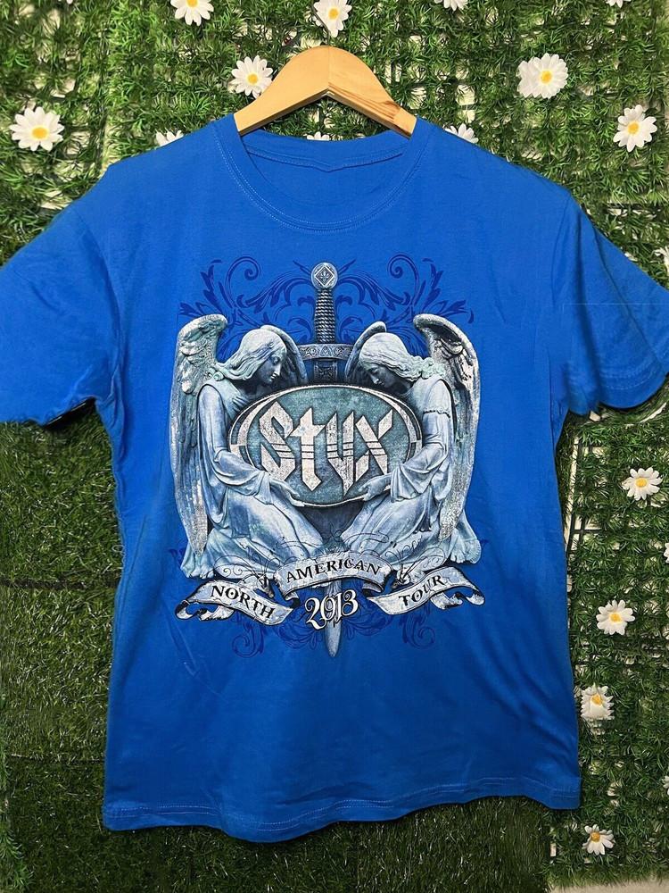 Styx Band North American Tour Unisex Cotton T-Shirt All Size Unisex T-Shirt