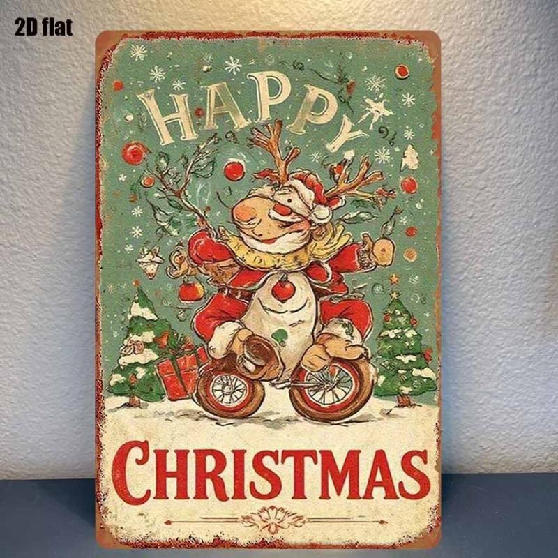 "Candy Shop" Vintage Metal Tin Sign Wall Decor