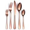 5Pcs Home & Kitchen Dining & Bar Dinnerware Stainless Steel Knife Fork Spoon Set of Cutlery Flatware Sets