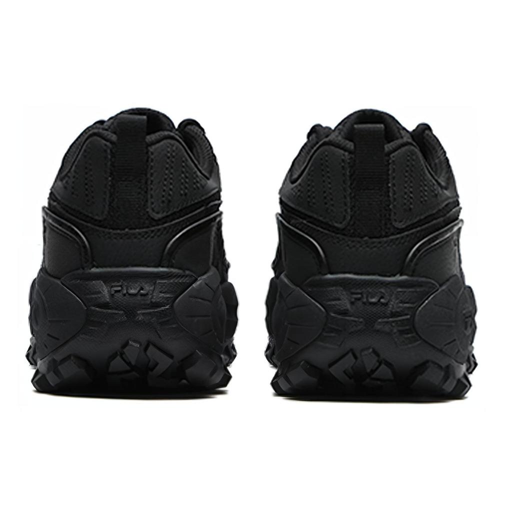 Fila Модные кроссовки из синтетической кожи, удобные спортивные амортизирующие, прочные, с низким верхом, повседневная обувь, женские кроссовки, черные F12W144136FBK