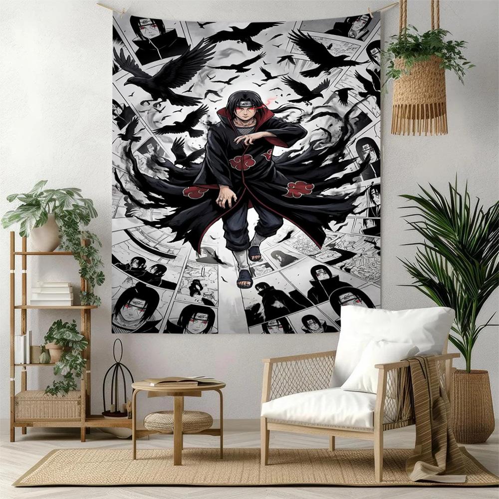 Naruto Handwoven Tapestry Rustic Farmhouse Great for Studio Wall Reading Corner Bedroom Indoor Hand Painted Style Gift for New Home