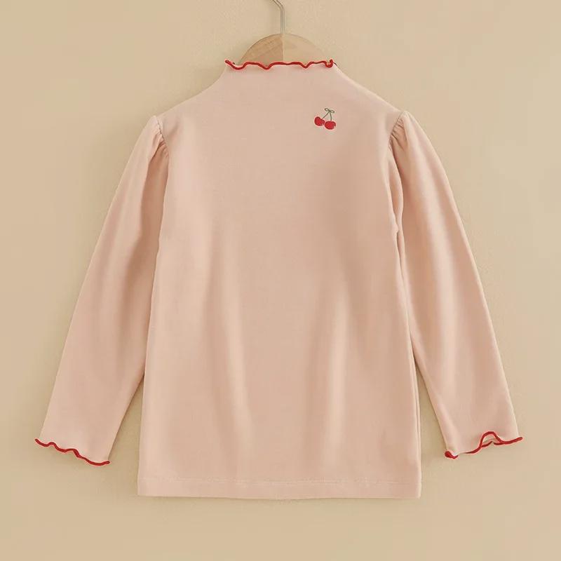 Girls' Thermal Turtleneck Fleece Shirt for Autumn & Winter - New Design