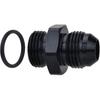 EVIL ENERGY 6AN Flare to AN6 ORB Male Fuel Rail Adapter Fitting Black 1PC