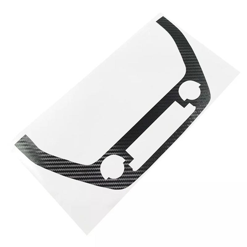 3D Carbon Fiber Style Vinyl Car Center Console AC Button Cover Trim Sticker Fit for Toyota Corolla 2024