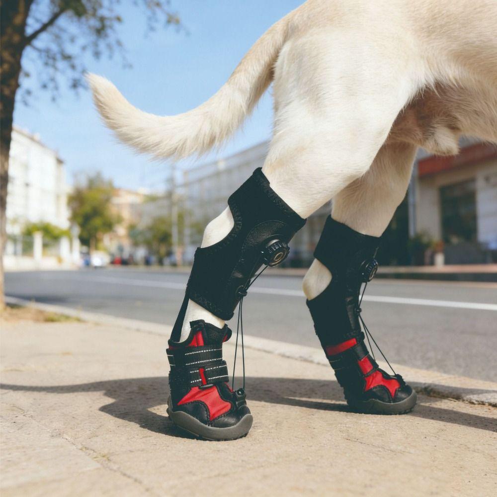Wear-Resistant Paw Protectors Anti Drop Drops Foot Brace Corrective Dog Shoes Indoor Use