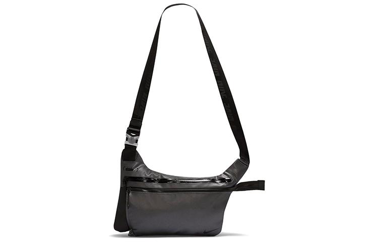 Nike Nylon Fabric Shoulder Bag, Crossbody Bag Regular Unisex Grain Gray CU1497-073