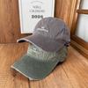 Autumn and winter American retro broken-brimmed cap, letter embroidered soft top, new baseball cap, versatile and trendy