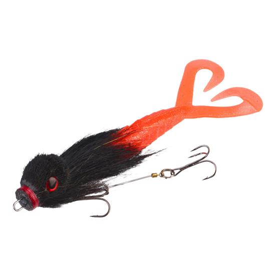 Yousheng 21СМ/40Г Искусственная приманка Мышь-олень с оперенной головой птицы Мягкие хвосты Дальний заброс Медленно тонущий Бионический воблер Рыболовные аксессуары