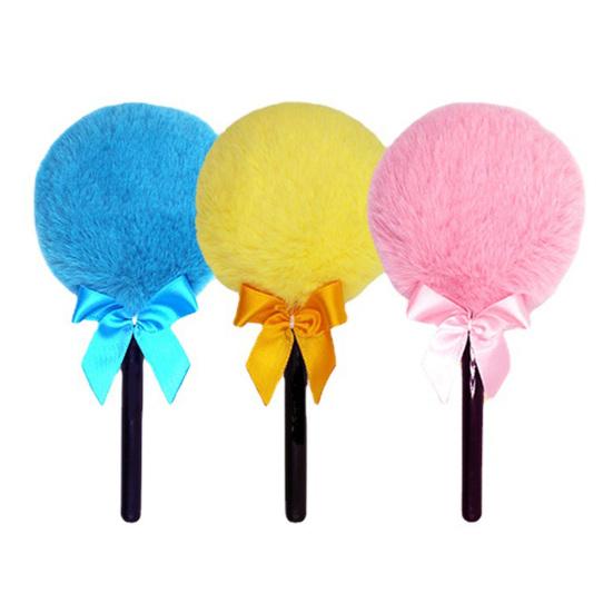 Косметическая слойка, полезная мягкая щетина, длинные волосы, косметическая слойка в форме леденца, портативный маркер для макияжа, пудра для макияжа, пудра для подарка