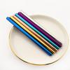Straight Straw with Brush Tubes Reusable Metal Straw 304 Stainless Steel Drinking Straws Large 12mm Bubble Tea Milkshake Straw