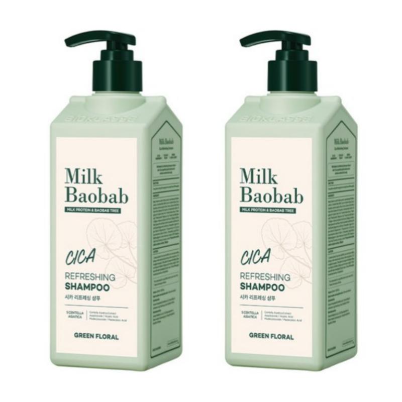 Milk Baobab Освежающий шампунь Cica 500 мл (2 варианта)