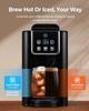 Кофемашина для одной порции 2.0, K-Cup и молотый кофе, объем заваривания 6-14 унций, резервуар 50 унций, режим «Крепкий», нержавеющая сталь, черный