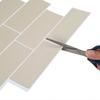 Subway Tile 10 pcs Beige 29 x 21 cm Polyurethane and PET