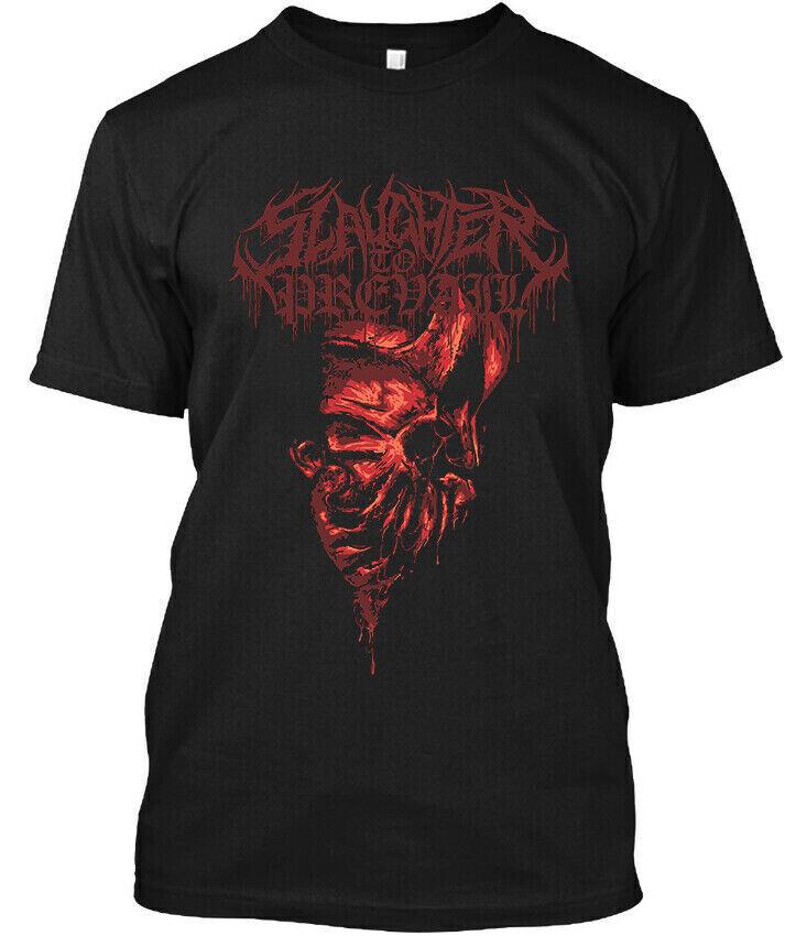 New Slaughter to Prevail Russian Deathcore Band Rock Graphic Logo Black T-Shirt Unisex T-Shirt