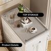 With Wheels Wardrobe Storage Box Clamshell Design Toy Storage Box  Household Use
