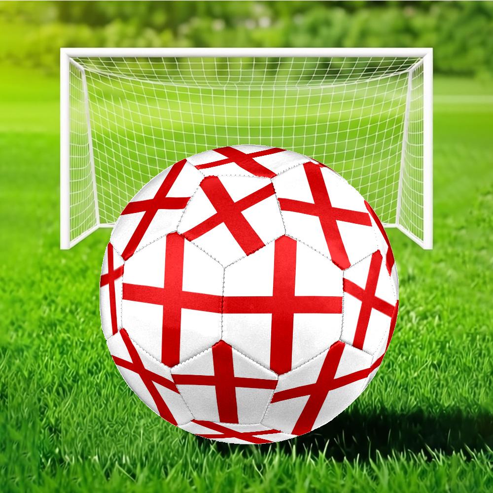 Scottish Flag Design Size 5 Soccer Ball, Suitable for Training and Matches, High-Elasticity, Wear-Resistant Material Gift for Fan