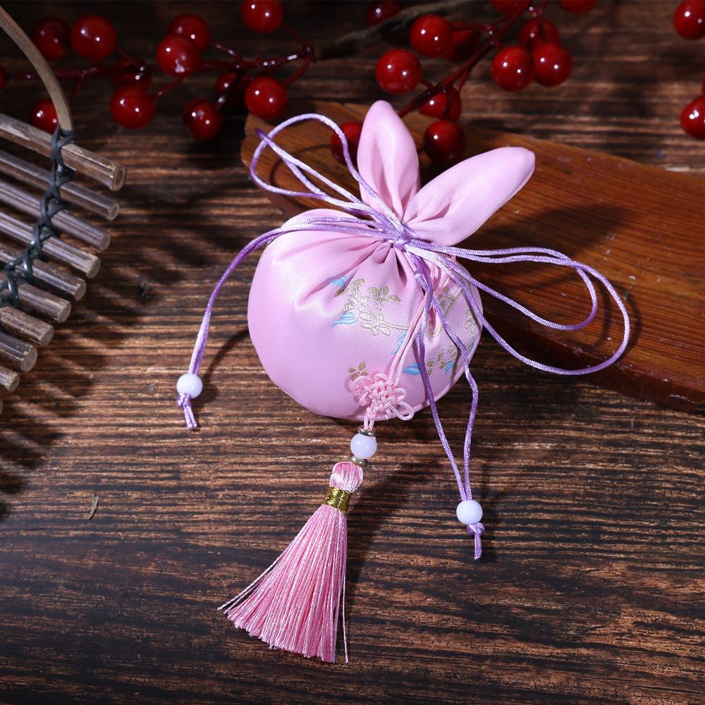 Brocade Chinese Style Blessing Pouch Handmade Hanging Embroidery Sachet Pendant Home Decor