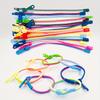 20pcs Two-Color Sensory Bracelet - Adult Colorful Plastic Decompression, Autism And Anxiety Relief, Wedding Party Small Gifts