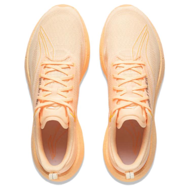 Li-Ning Ультралегкие 21 простые удобные нескользящие износостойкие низкие кроссовки для бега женские кроссовки оранжевые ARBU002-45