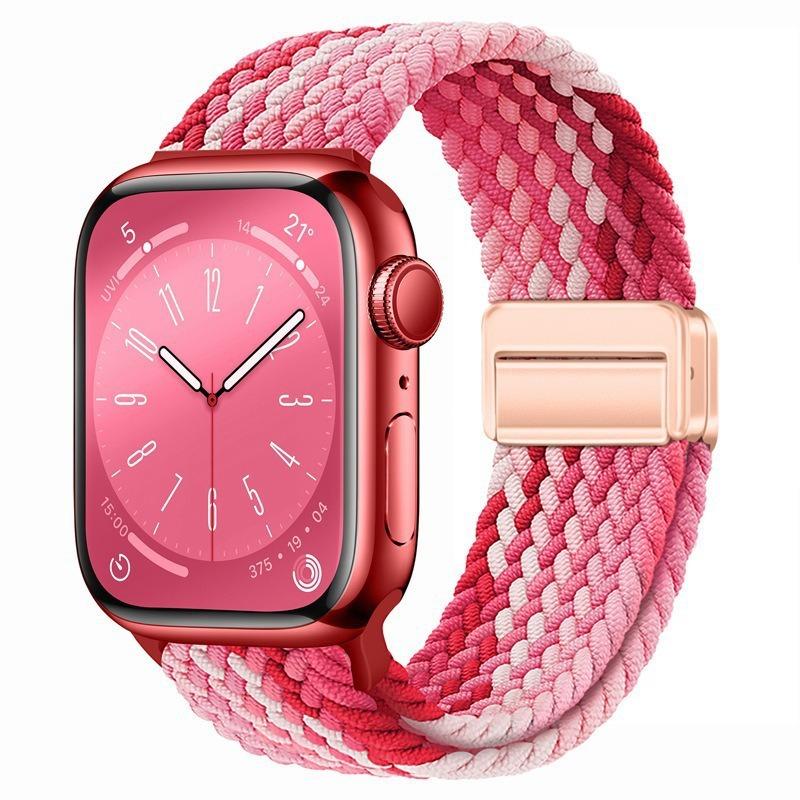 Applewatch11 Магнитный ремешок из нейлоновой оплетки Apple iwatch10987UltraSE Ремешок для часов