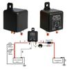 1PCS 4Pin 12V Car Battery Separator Coupler Power Switches Dual Battery Isolator Relay Start On/Off Car Automotive Control Unit