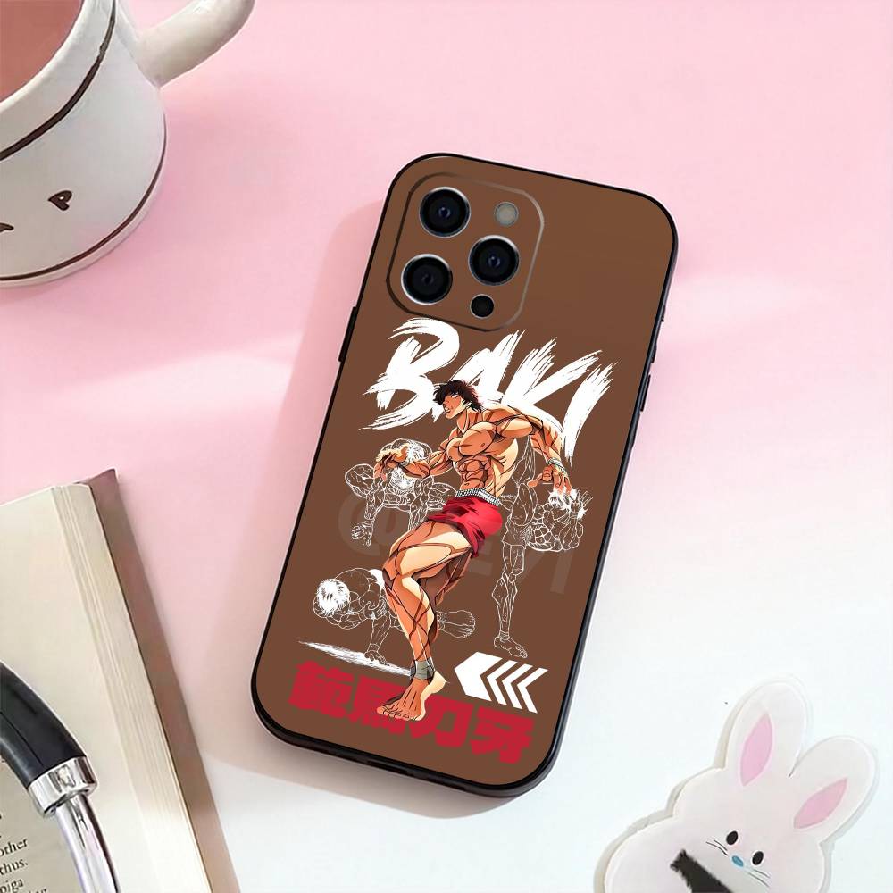 Чехол для телефона Anime B-Baki H-hanma для iPhone 17,16,15,14,13,12,11 Plus,Pro,Max,XS Мягкий силиконовый чехол