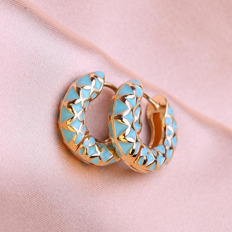 KNIKOO Круглые серьги-клипсы для женщин, модные цветочные серьги, ювелирные изделия для подарков на свадьбу