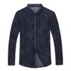 Men's Floral Long-sleeved Ice Silk Shirt, Fashionable Large Floral Shirt, Autumn Dad Wear, Casual Middle-aged Shirt for Men