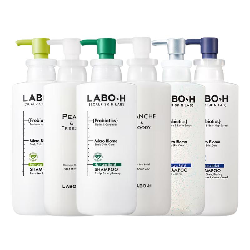 LABO-H Пробиотики Уход за кожей головы Уход за кожей головы Уход от выпадения волос Выпрямление/чувствительная кожа/голова головы Охлаждение и отсутствие кожного сала Шампунь 400 мл