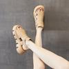 Platform Sandals Women's New Summer Post-mixed with Versatile Fashion Casual Muffin Roman Sandals Ins Trendy Women