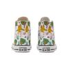 Converse Кеды Chuck Taylor All Star High Top для детей, парусиновые, детские кроссовки, белые с зеленым, 671101C1