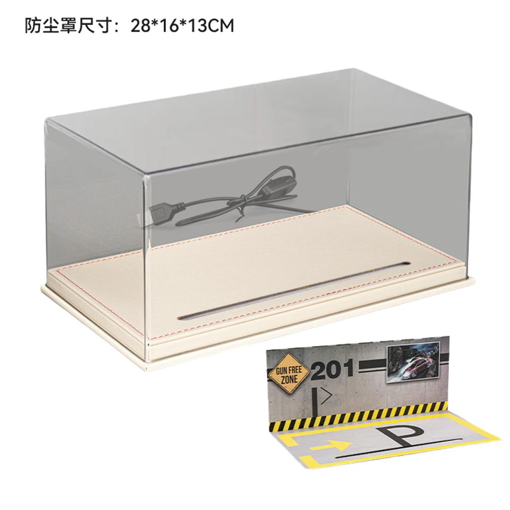 1:24 1:32 Scale Lighting Parking Lot Assembly Toy Diecast Alloy Model Car Garage DIY Scene Collection Display Toy Children Gift