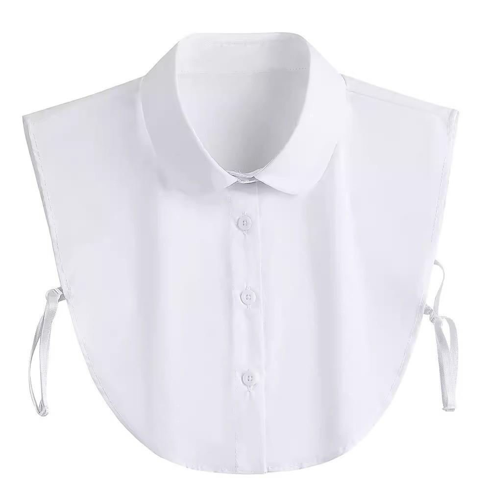 Fashion Cotton Fake Collar Versatile False Blouse Collar Half Shirt Style Fake Collar Office
