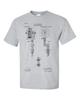 Tattoo Machine TShirt Patent Blueprint Tattooist Shirt