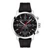 Мужские часы Tissot PRC 200 с хронографом, черным циферблатом и резиновым ремешком (T1144171705700) [Официальный импорт]