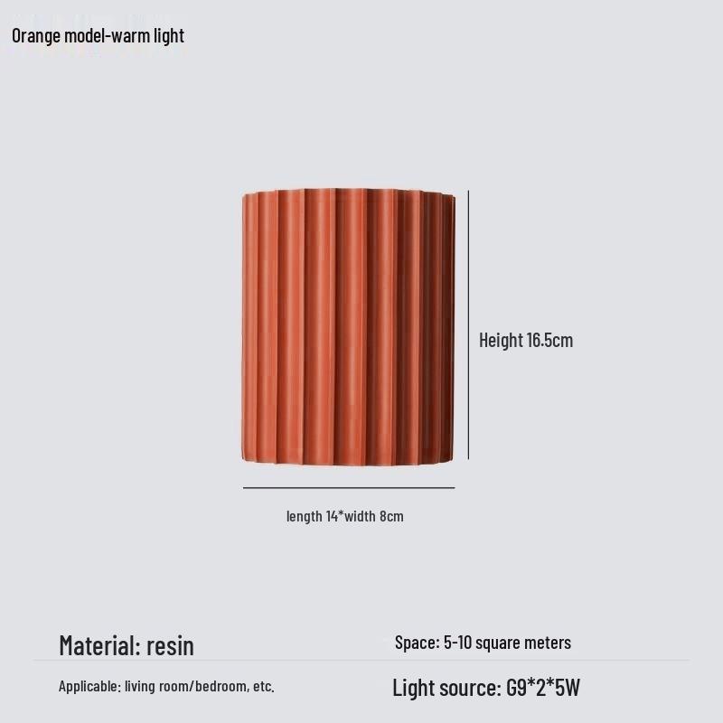 Nordic Macaron Wall Lamp for Bedroom and Living Room Aisles