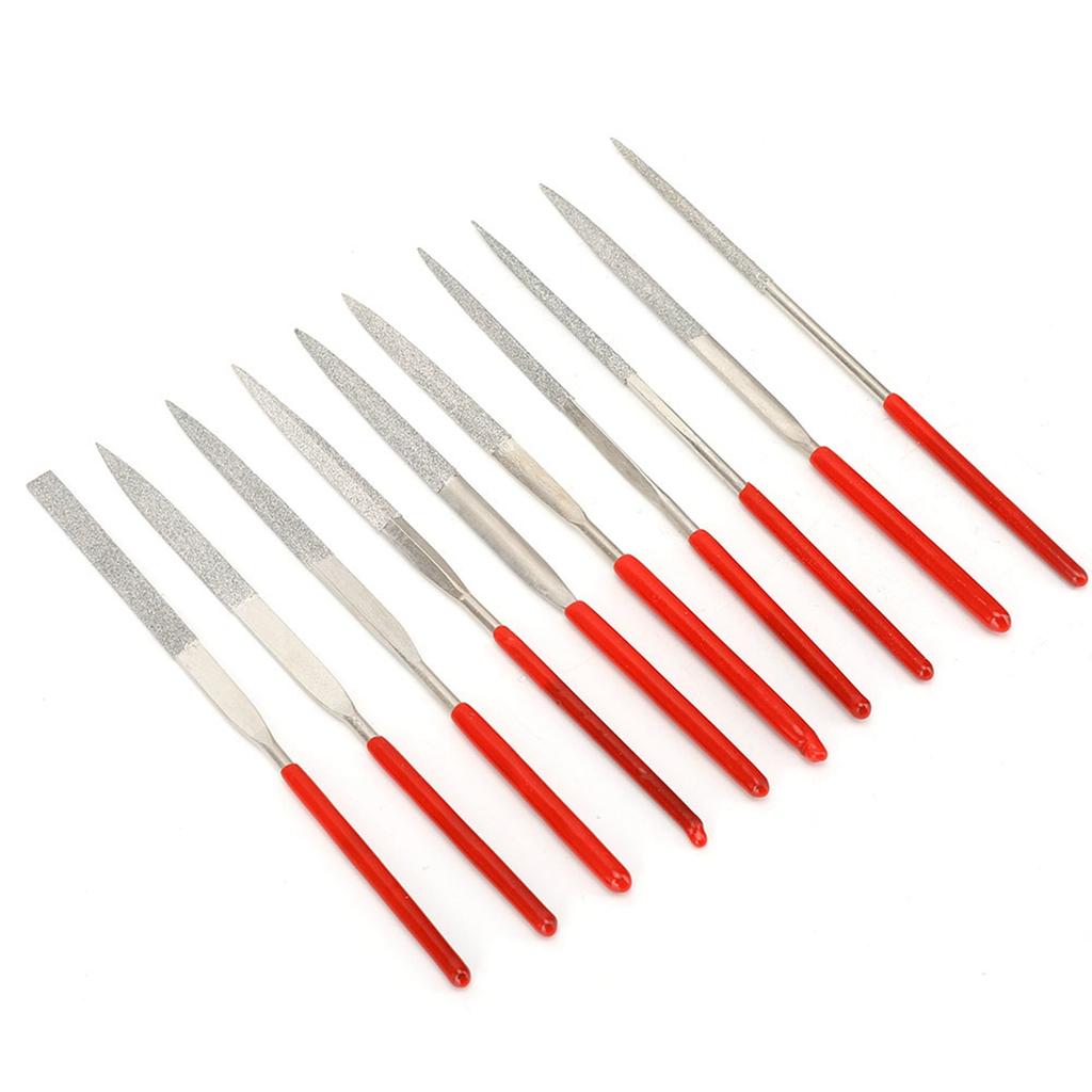 10pcs Multifunctional Precision Diamond Coated File Crafts Jewelry Modeling Tool