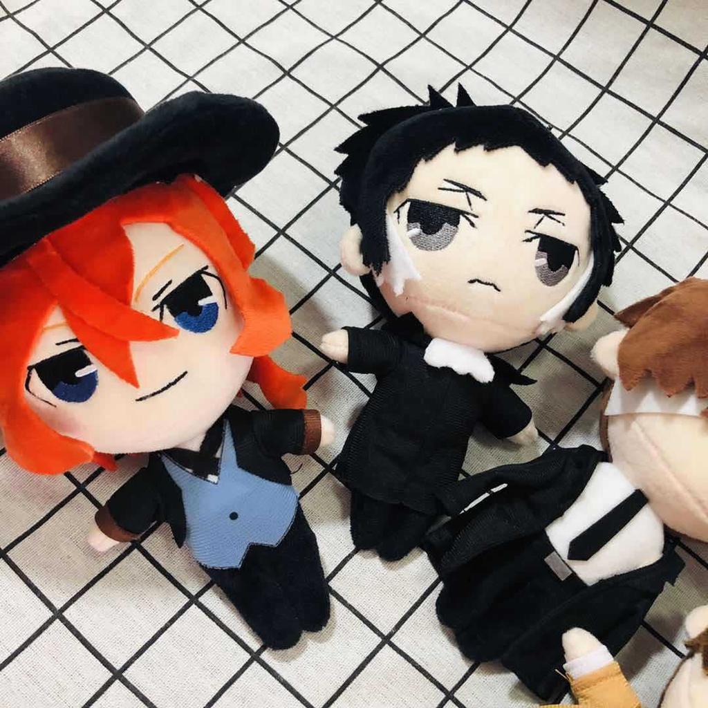 Аниме Bungou Stray Dogs плюшевая игрушка-кукла Осаму Дазай Накахара Чуя милая мягкая мягкая подушка 20 см