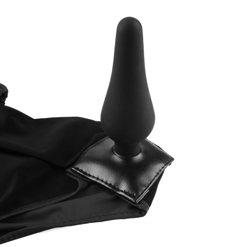 Брюки с пулевидной пробкой, латексные секс-игрушки для женщин, одежда унисекс, скрытые трусики влагалища, анальная игрушка, нижнее белье для мастурбации, трусики, анус