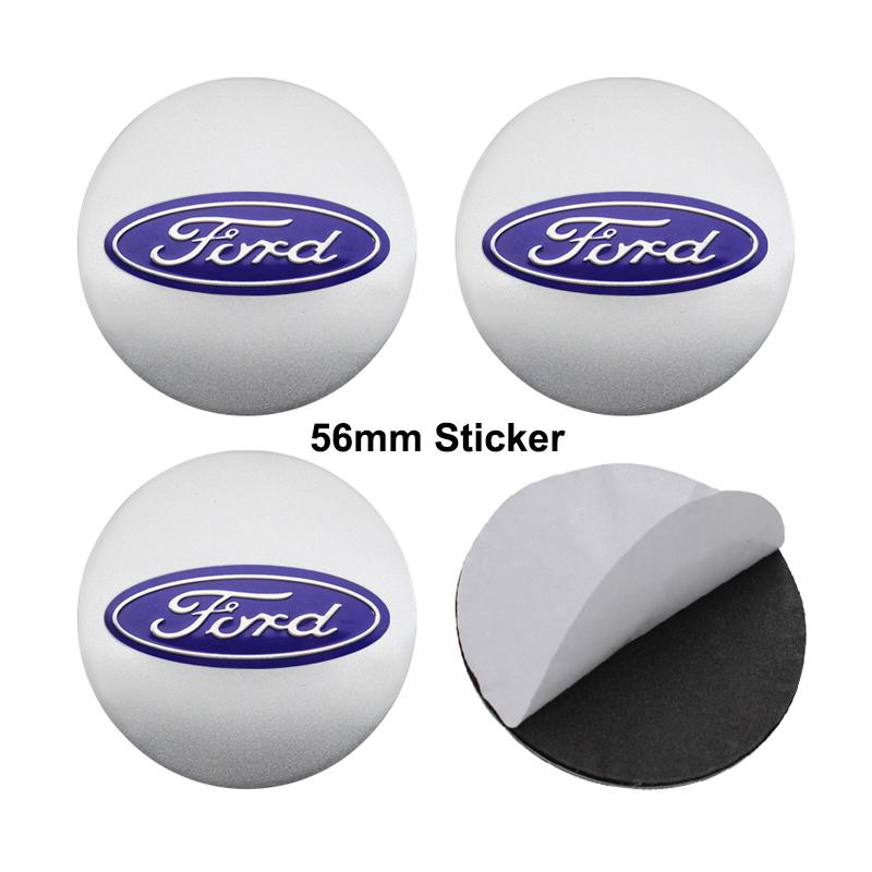4pcs 56/60MM Wheel Center Caps Hub Car Rims Dust-proof Cover Hubcaps for Ford Focus 2 3 4 MK2 MK3 MK5 Fiesta MK7 Mondeo Fusion CQSUV1