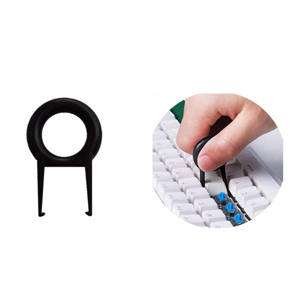 Набор инструментов для очистки механической клавиатуры компьютера 5 в 1 со съемником клавиш, экстрактором переключателей и антистатическим пинцетом