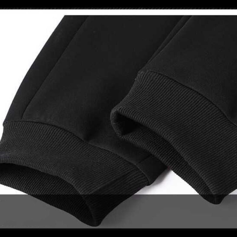 Мужская крутая красивая одежда, модные два комплекта молодой весенне-осенней толстовки с капюшоном для отдыха из чистого хлопка, спортивный костюм больших размеров