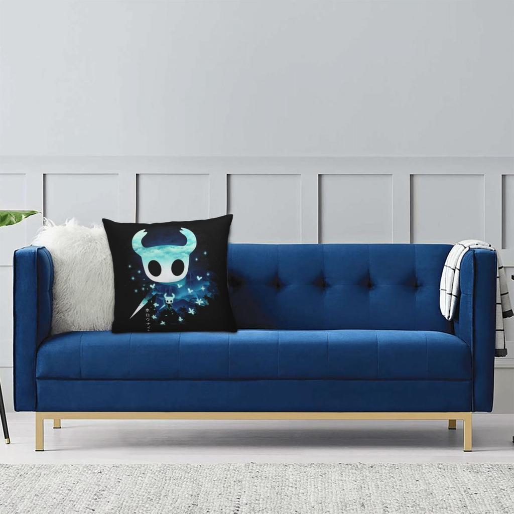Hollow Knight Silksong Наволочка Печатная Полиэстеровая Чехол для Подушки Подарок Чехол для Декоративной Подушки Гостиная Молния 40*40см