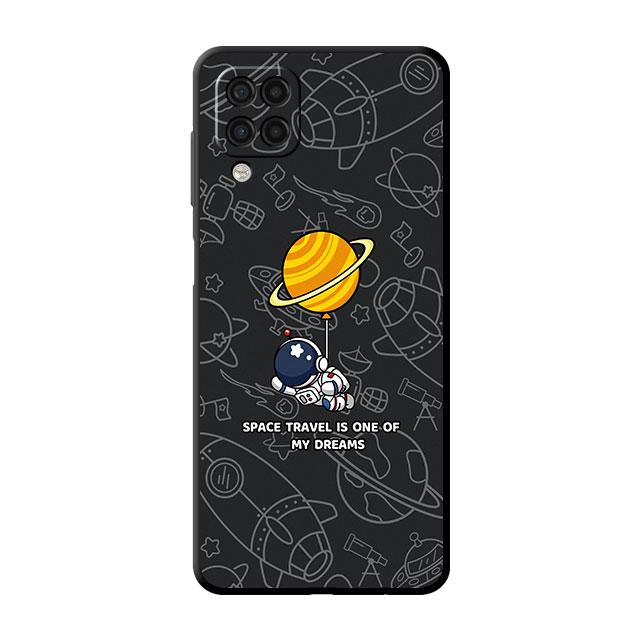 Soft Case For Smaung Galaxy A52 A13 A53 A12 A51 A32 A21s A33 A22 A23 A31 A03 A72 A41 A11 A04 Phone Cover Cartoon Cool Astronaut