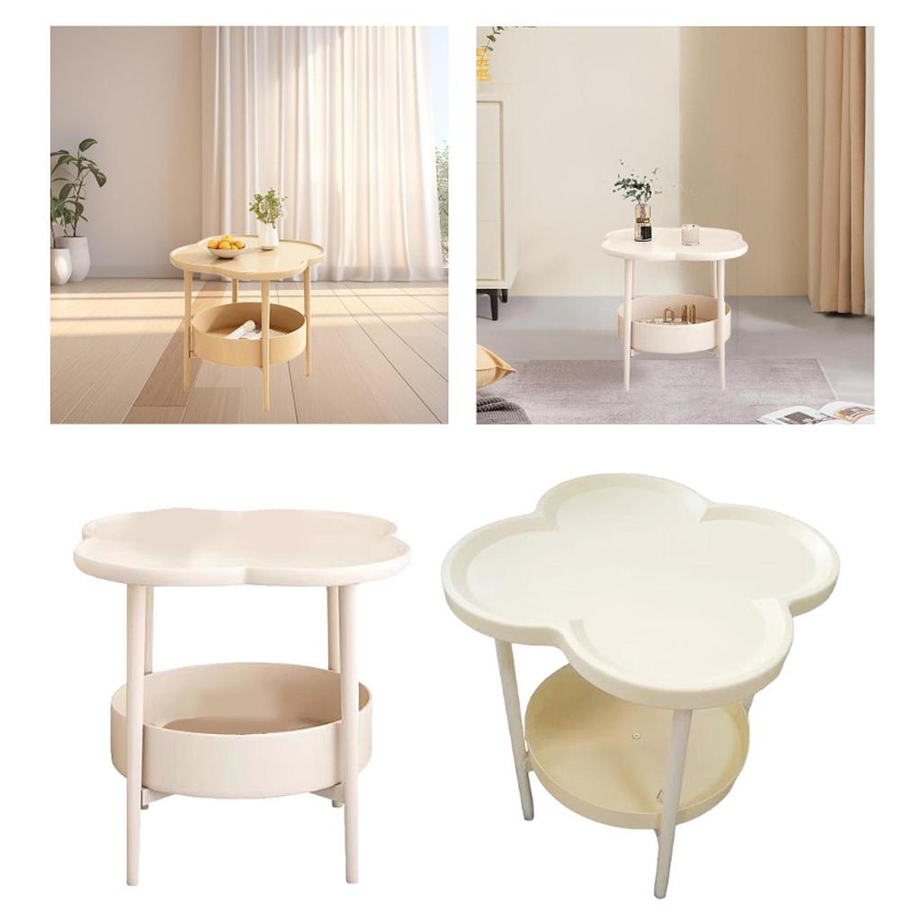 Двухслойный органайзер, минималистская мебель, современный журнальный столик, приставной столик для небольшого пространства, прикроватная тумбочка для спальни, офиса, гостиной