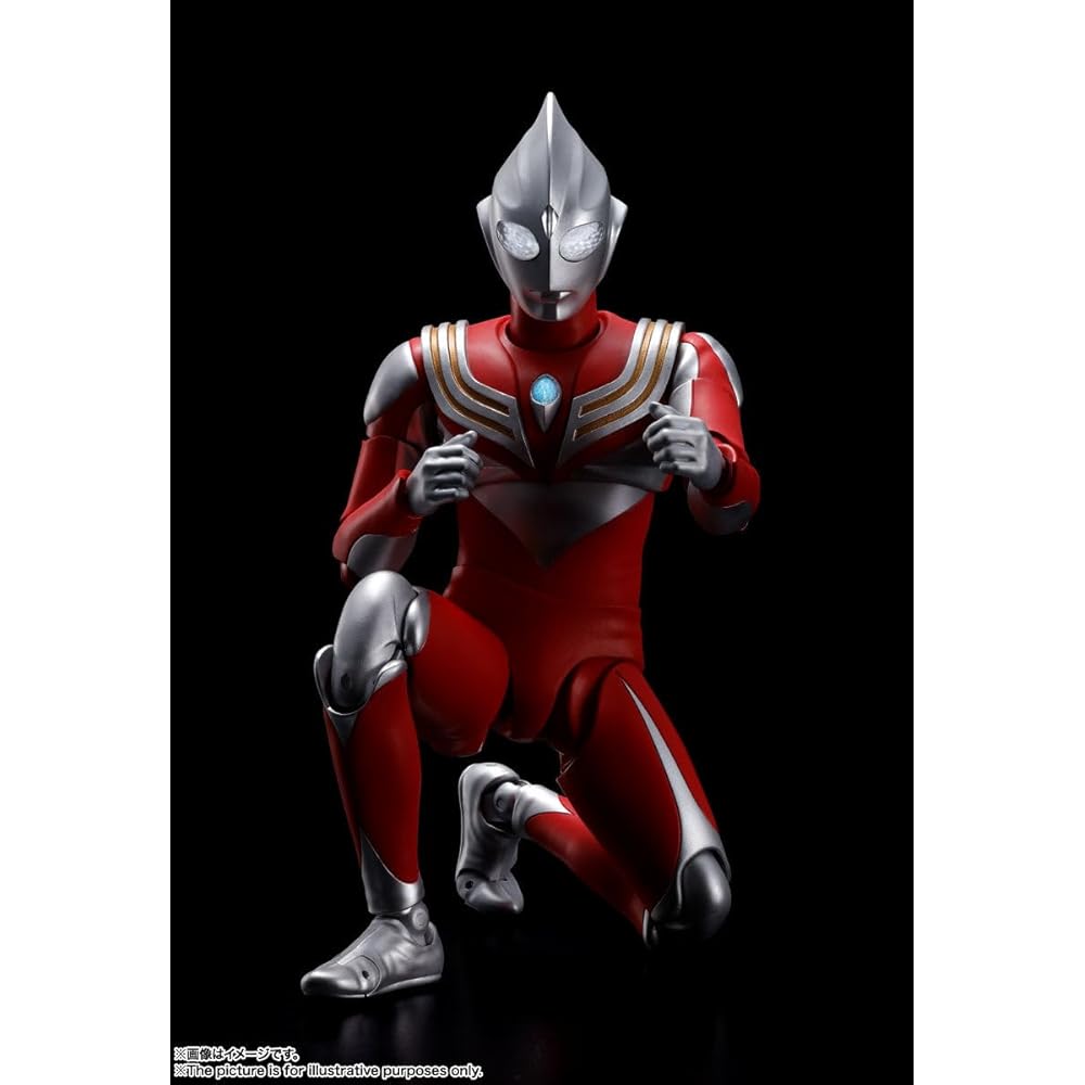 НАРОДЫ ТАМАШИИ SHFiguarts (Техника резьбы по настоящей кости) Ультрамэн Тига Силовой тип (Версия переиздания) приблизительно. 150-мм подвижная фигурка из окрашенного АБС-пластика и ПВХ