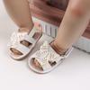 Baby Shoes Summer New 0-1 Years Old Glue Bottom Bow Shoe Learning Shoes Baby Shoes